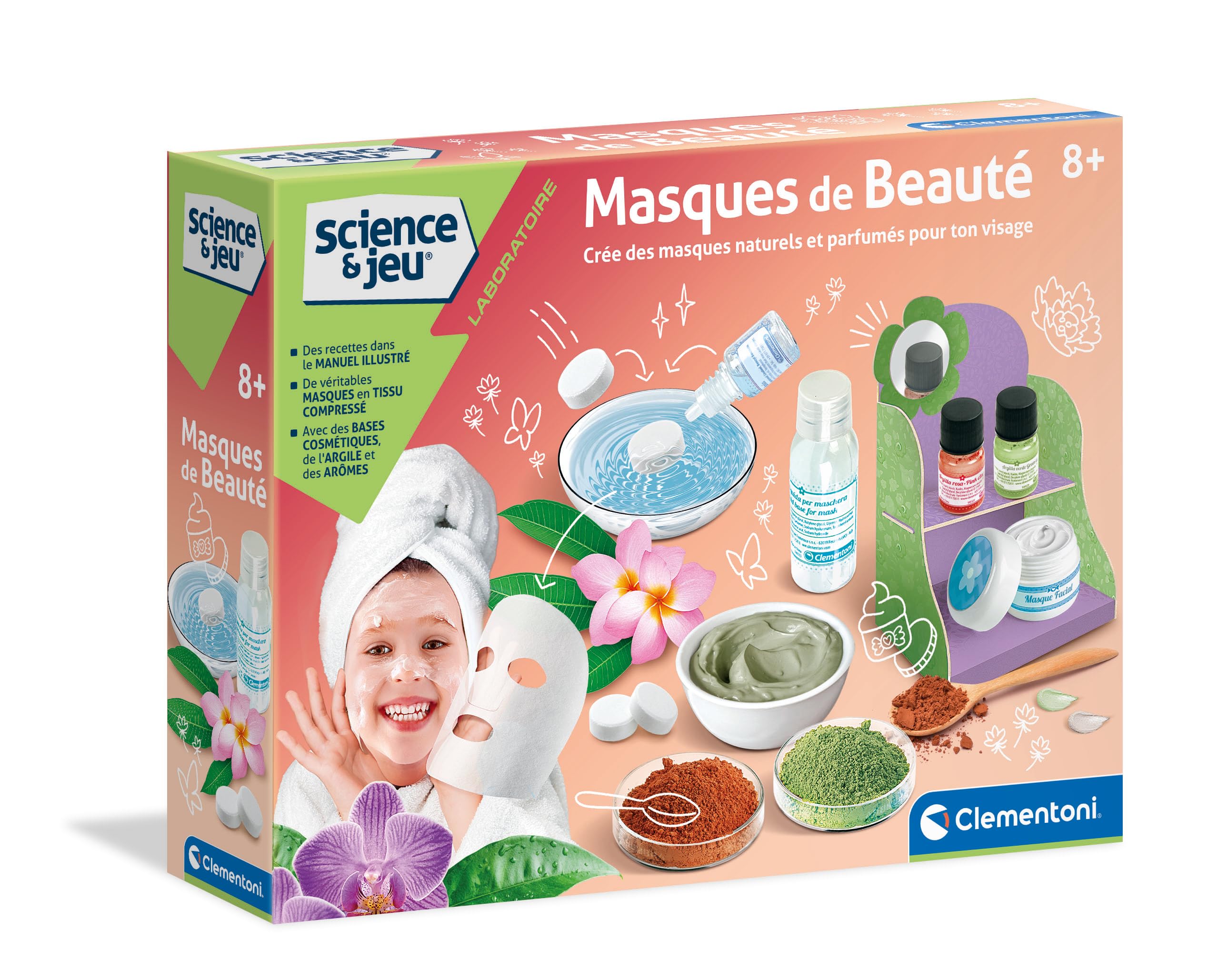 Clementoni Wetenschap & Spel - Gezichtsmaskers Maken