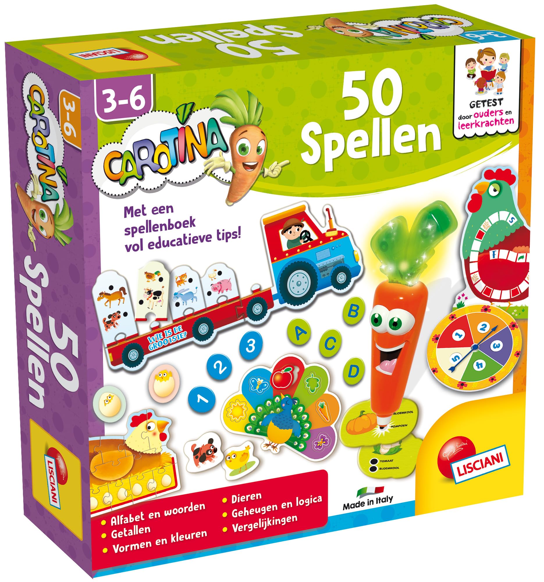 Carotina Pratende Pen Met 50 Spellen Nl