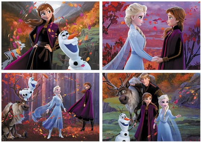 Frozen 2 Legpuzzel 4-In-1 - 50-80-100-150St.