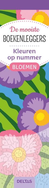 De Mooiste Kleurboekenleggers Kleuren Op Nummer - Bloemen