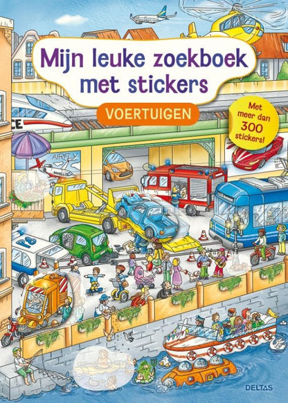 Mijn Leuke Zoekboek Met Stickers - Voertuigen