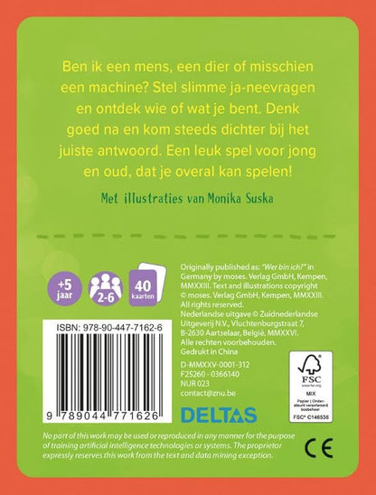 Wie ben ik?: Het knotsgekke raadspel met ja- neevragen!