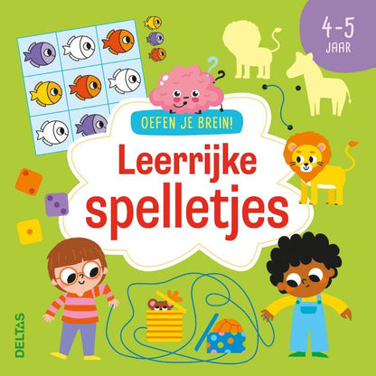 Oefen Je Brein! Leerrijke Spelletjes - 4-5 Jaar