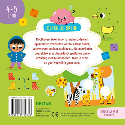 Oefen Je Brein! Leerrijke Spelletjes - 4-5 Jaar