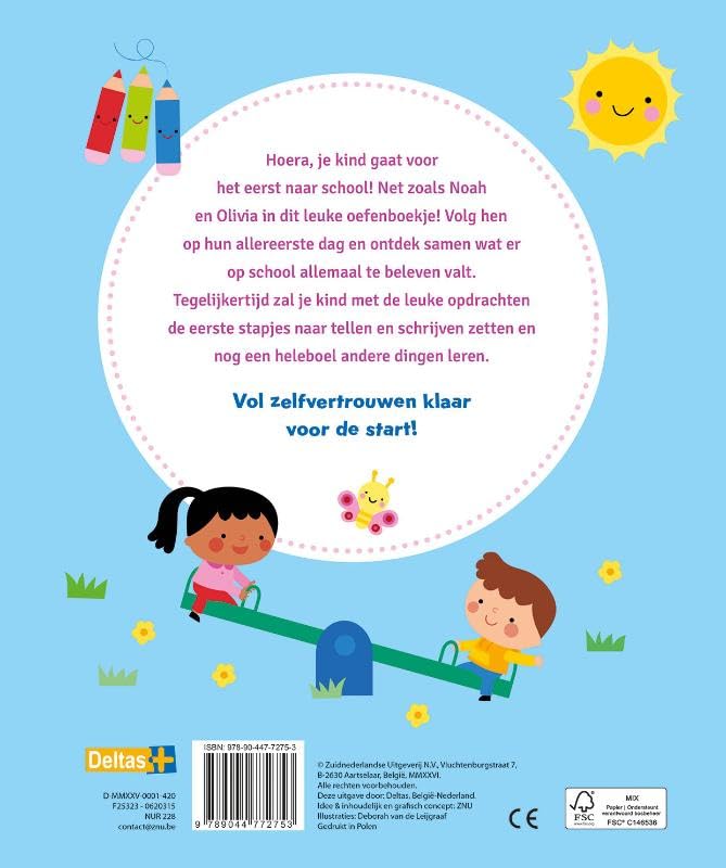 Voor Het Eerst Naar School - Speel- En Oefenboek