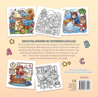 Cozy Jobs Comfy Kleurboek - Jade Summer