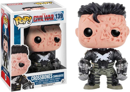 Funko Pop! Marvel: Captain America Civil War - Crossbones (Unmasked Limited Exclusive) #139