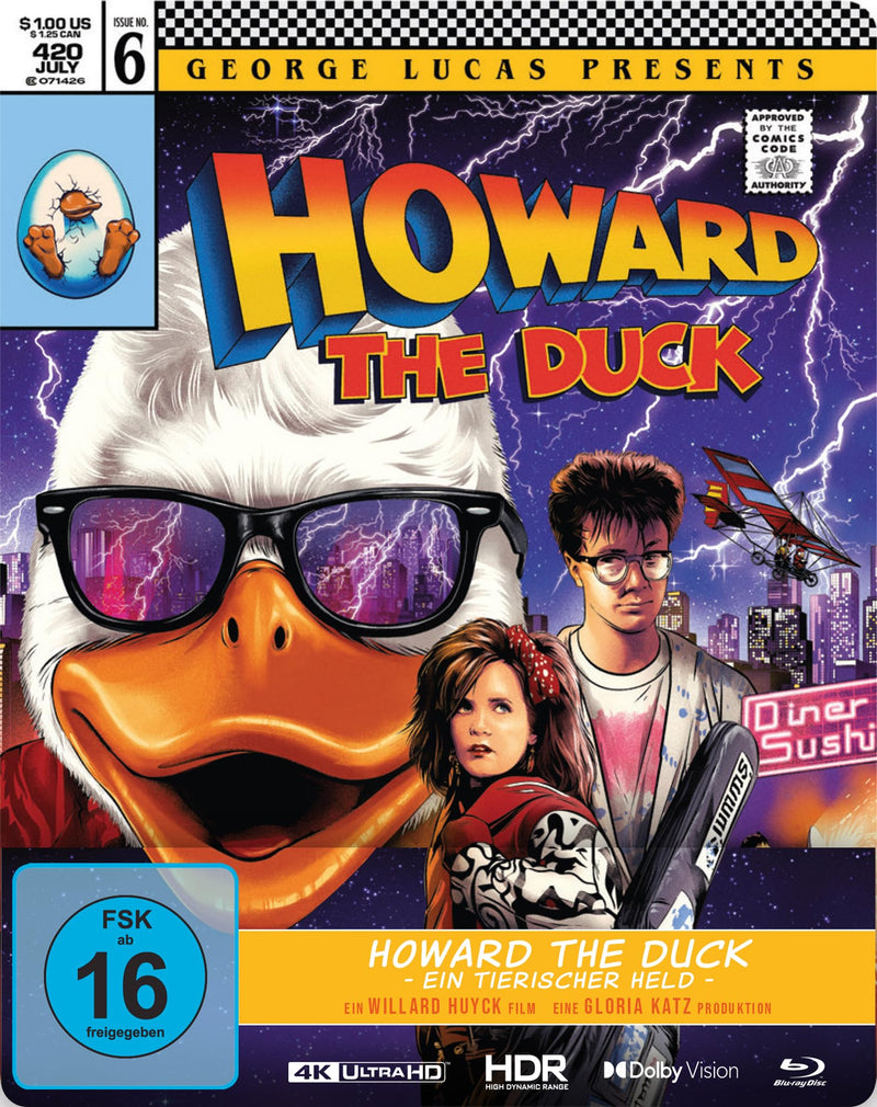 Howard the Duck - Ein tierischer Held (Steelbook, 4K-UHD+Blu-ray