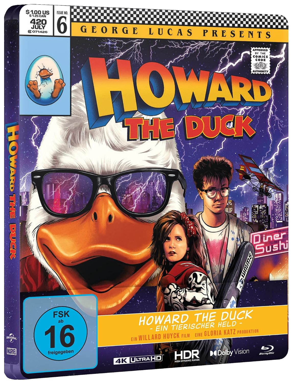 Howard the Duck - Ein tierischer Held (Steelbook, 4K-UHD+Blu-ray