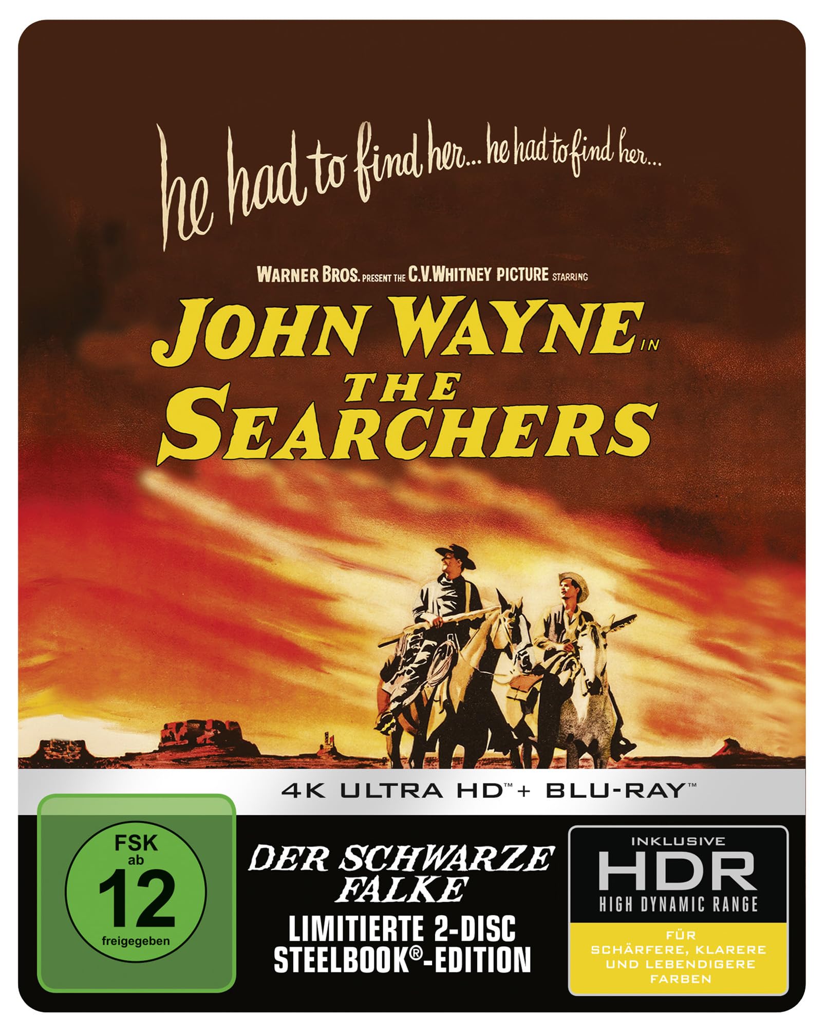 Der schwarze Falke (Steelbook, 4K-UHD+Blu-ray