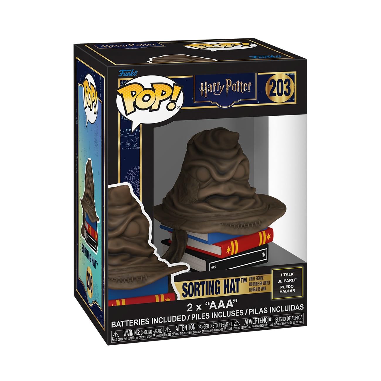 Funko POP! SFX: Harry Potter - Sorting Hat - Talking - Batteries Included - Figura in vinile da collezione - Idea regalo - Prodotto ufficiale - Giocattoli per bambini e adulti