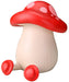 Loop' Sofubi Dungeon Rice Yumikushi Red Non-Scale Soft Vinyl Painted Figure