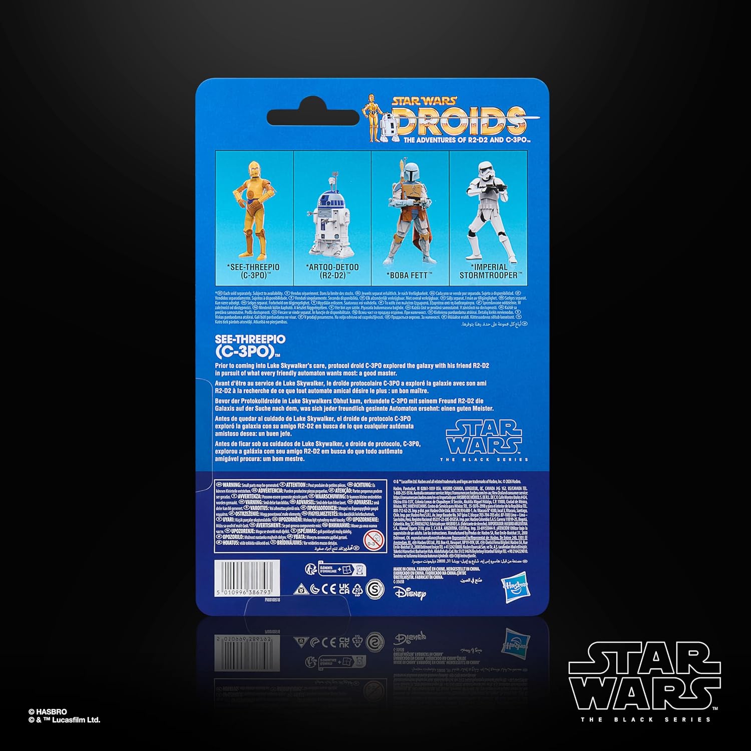 Star Wars The Black Series C-Dreipo (C-3PO), Droids Premium Action-Figur zum Sammeln (15 cm
