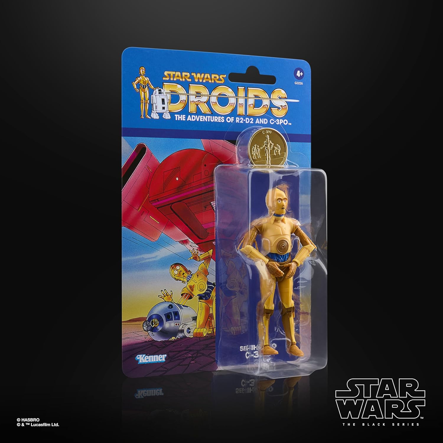Star Wars The Black Series C-Dreipo (C-3PO), Droids Premium Action-Figur zum Sammeln (15 cm