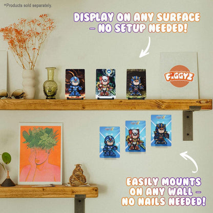 Mega Man Figgyz Magnet Collectible Bass 11 Cm
