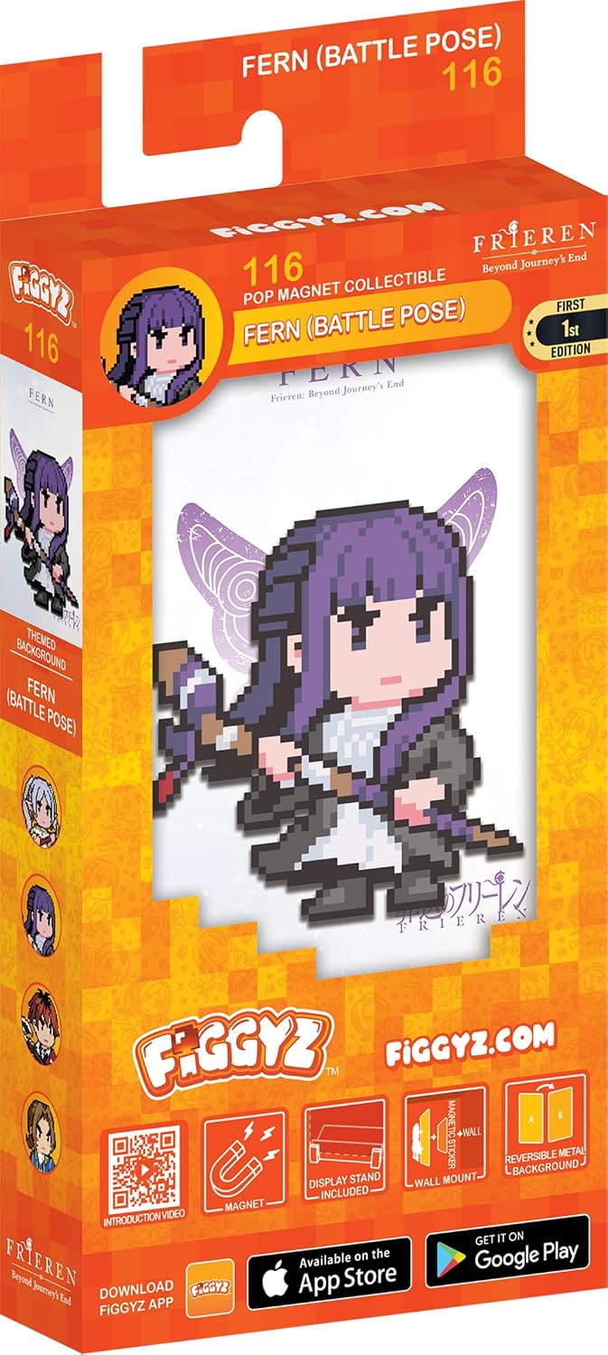Frieren: Beyond Journey`S End Figgyz Magnet Collectible Fern (Battle Pose) 11 Cm