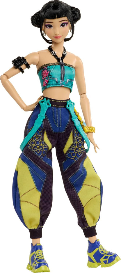 Mattel Kpop Demon Hunters HUNTR/X Zoey Fashion Doll | Wearing “How It’s Done” Performance Look, Spirit Blades Accessory, Inspired by the Movie