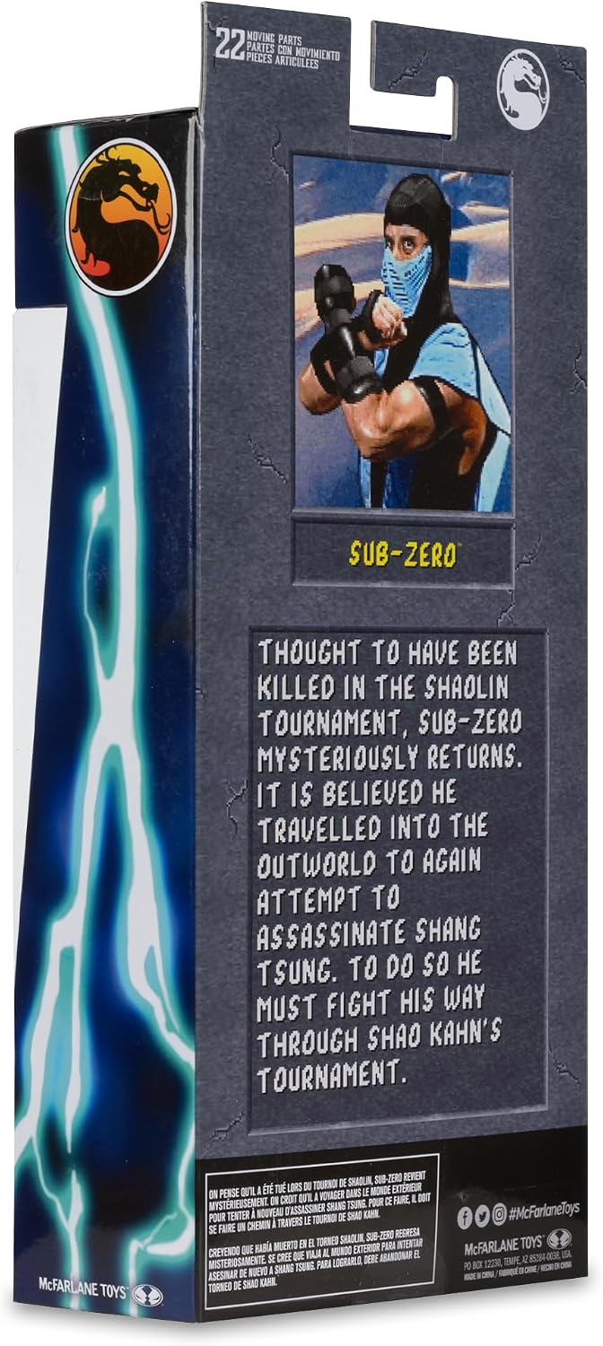 Mortal Kombat Classic Action Figure Sub-Zero (Ice Clone), 18 cm