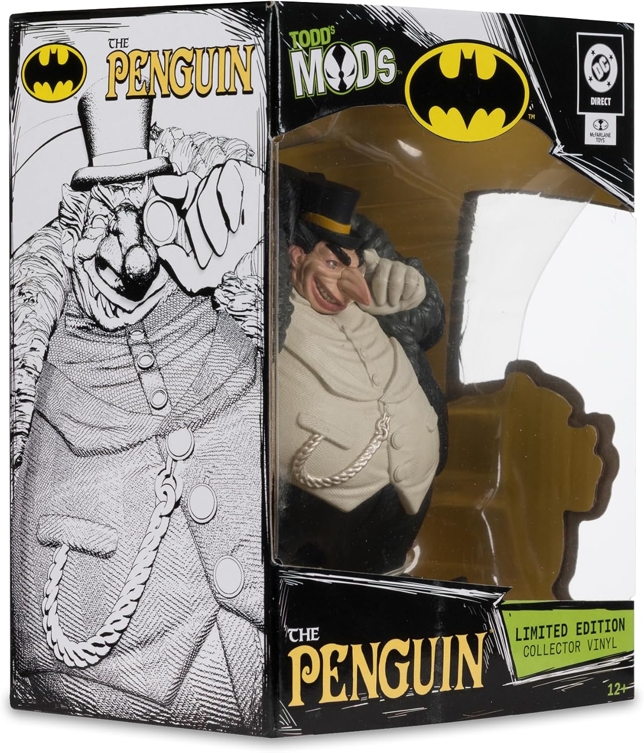 McFarlane Toys- DC Direct The Penguin Limited Edition Collector Vinyl (Todd's Mods) 4.5in Scale Posed Figure