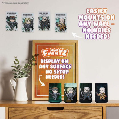 FiGGYZ Solidus Snake #88 Pop Magnet Sammlerstück - Metal Gear Solid 2 Lizenzfigur