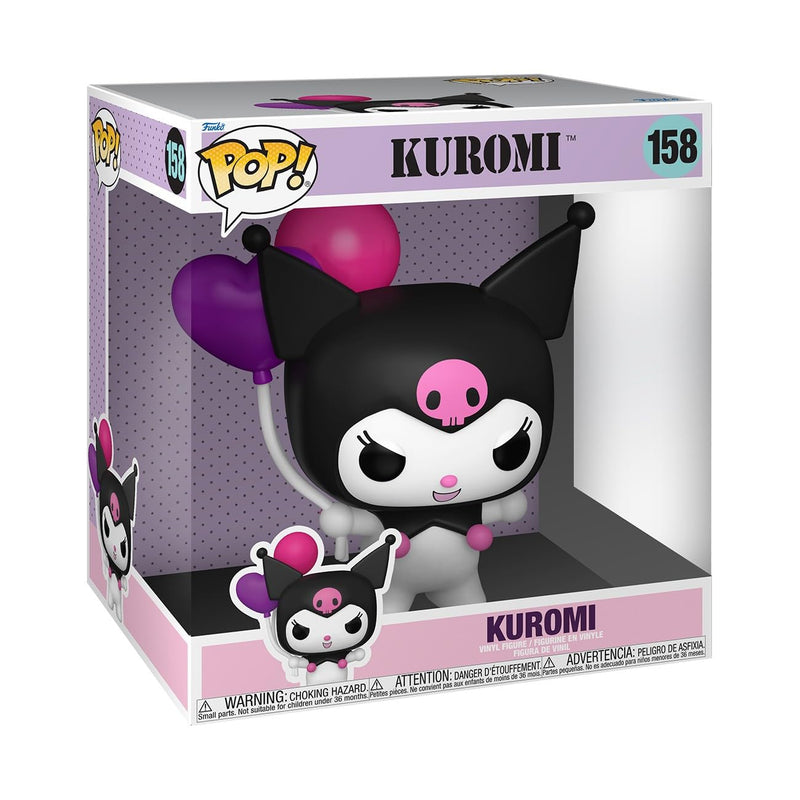 Funko POP! Jumbo: Hello Kitty - Kuromi - Sammelbare Vinylfigur - Geschenkidee - Offizielles Merchandise - Spielzeug für Kinder & Erwachsene - Modellfigur für Sammler und zur Ausstellung
