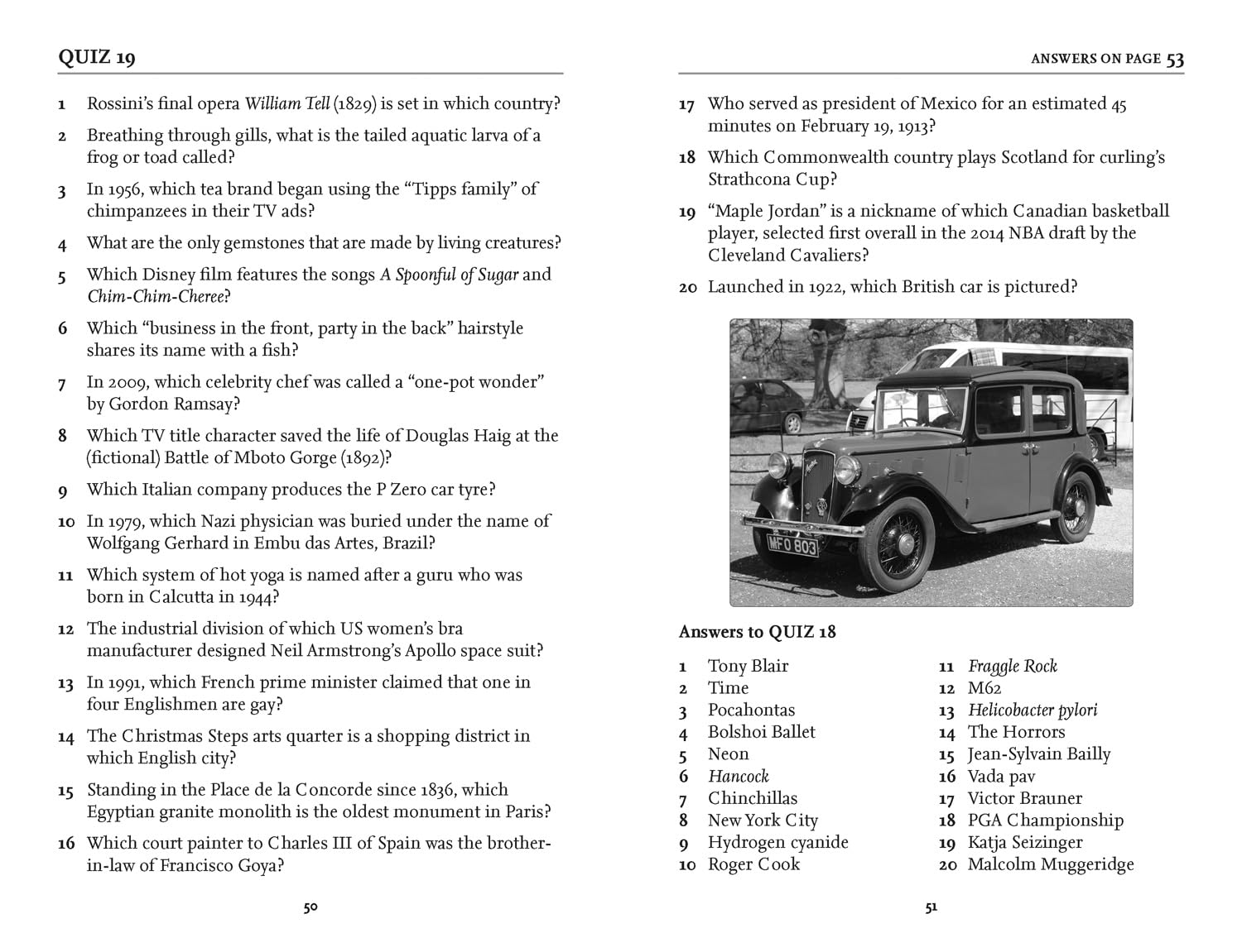 The Times General Knowledge Quiz Book: 4000 challenging questions from quizmaster Olav (The Times Puzzle Books