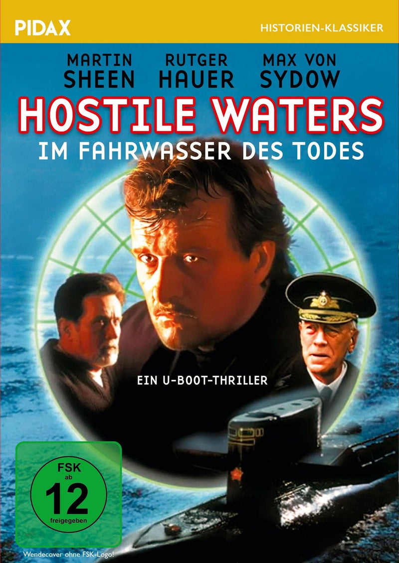 Hostile Waters - Im Fahrwasser des Todes / Spannender U-Boot-Thriller mit Rutger Hauer, Martin Sheen und Max von Sydow (Pidax Historien-Klassiker