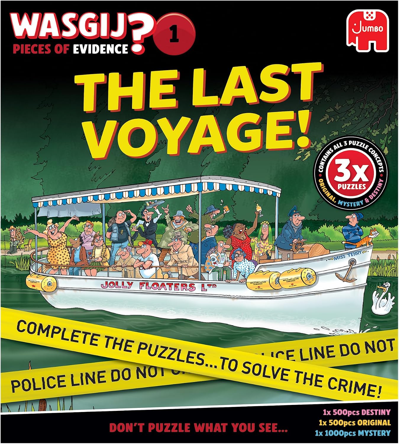 Wasgij - Pieces Of Evidence -The Last Voyage! (2X500 & 1X1000) (1110100905)