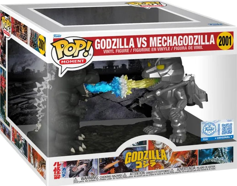Funko Pop! Moment | Godzilla vs Mechagodzilla #2001 | Godzilla vs Mechagodzilla | Deluxe Collectible Vinyl Figure | Special Edition for Kaiju Fans | FS