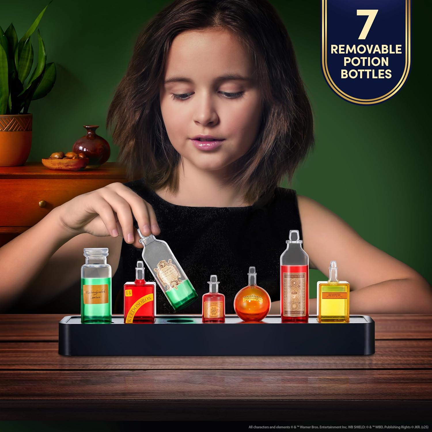 Professor Snape's Potion Bottles Mood Lamp | Bedroom Accessory Night-Light | Official Wizarding World Harry Potter Gifts, Toys and Collectables