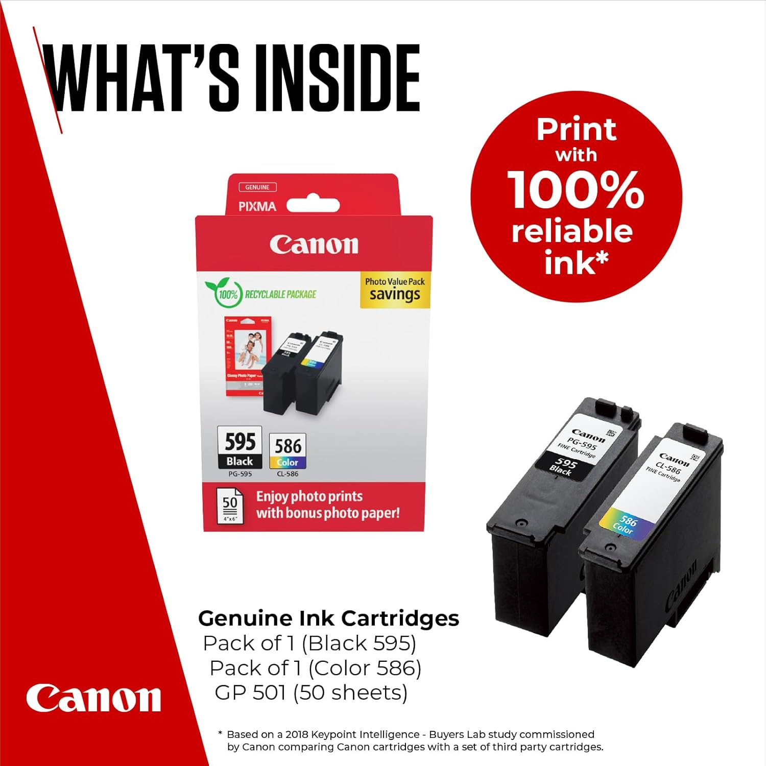 Canon Pg595/Cl586 Photo Val Pack
