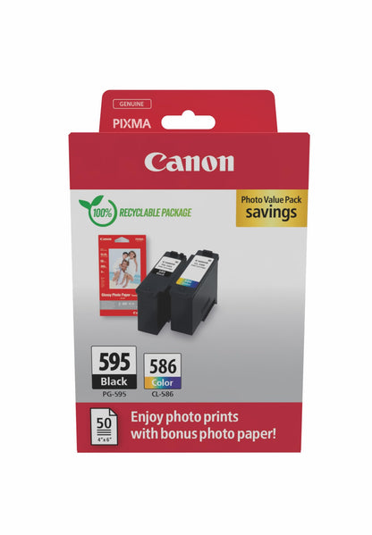 Canon Pg595/Cl586 Photo Val Pack