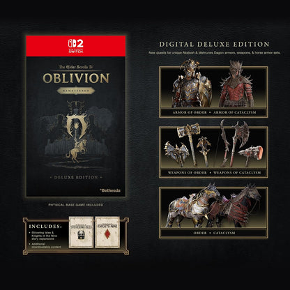 The Elder Scrolls IV: Oblivion™ Remastered – Physical Deluxe Edition – Nintendo Switch 2