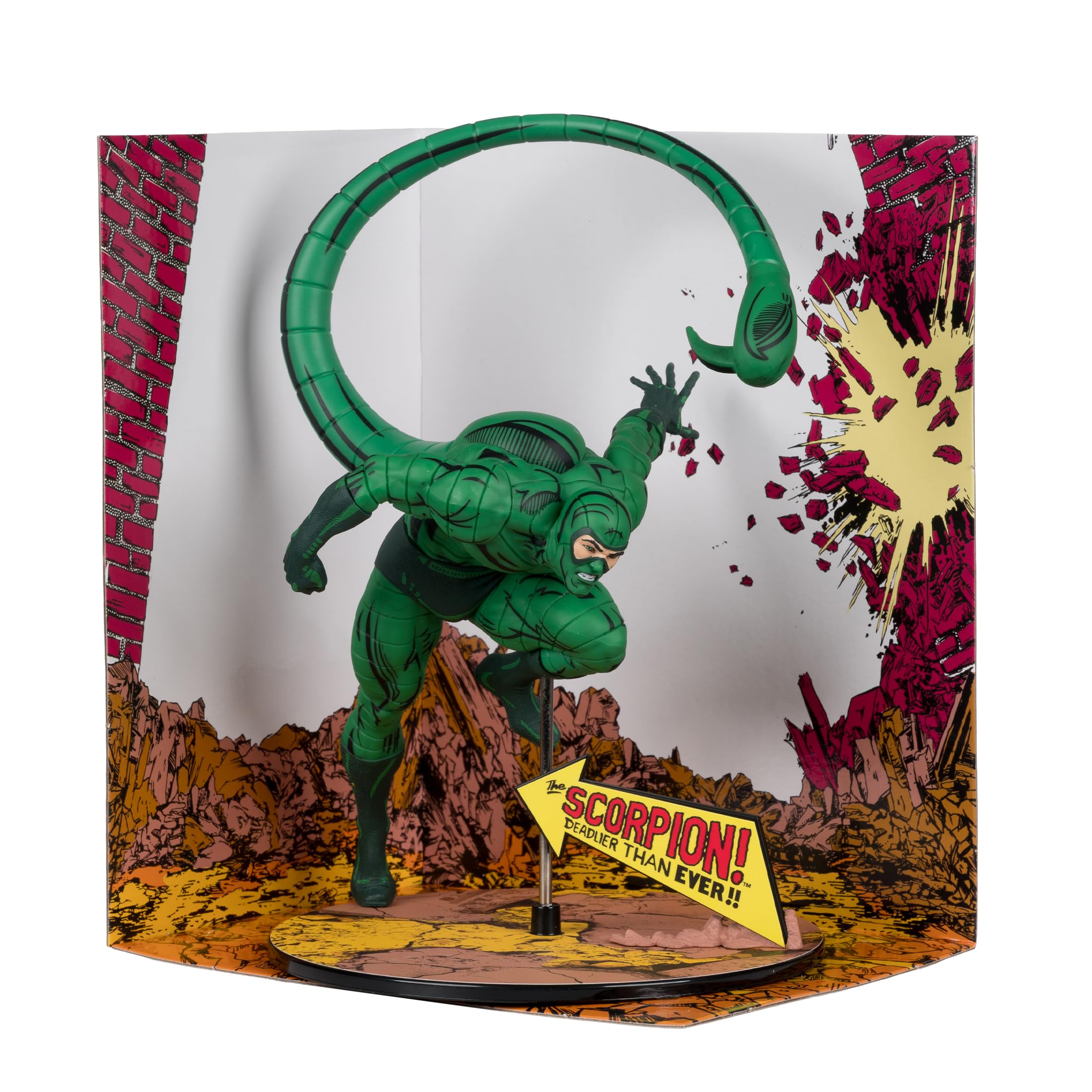 McFarlane Toys- Marvel Scorpion 1:10th Scale Collectible (Amazing Spider-Man #318