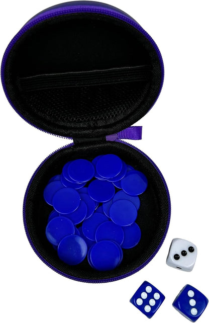 Official Tottenham Hotspur Football Pocket Dice Game | Licensed Travel Dice Game for 2 Players | Fast-Paced Football Strategy Game with Tokens, Cards & Goal Scoring Action | Portable Family Game