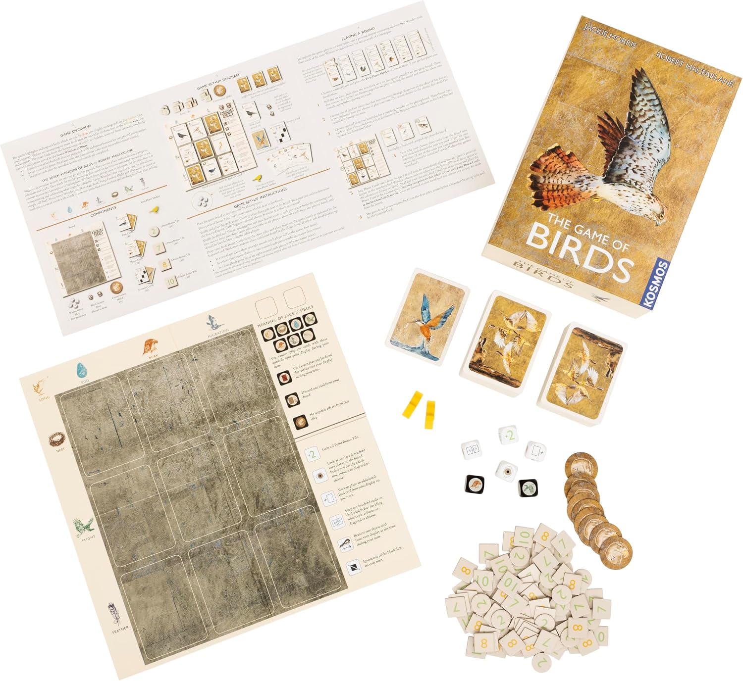 Game of Birds Strategy Card Game | Learn Bird Conservation Through Competitive Gameplay | 35 Unique Bird Cards | 1-4 Players Ages 8+