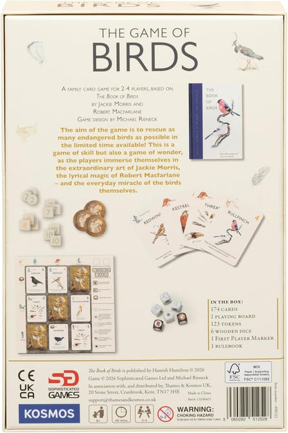 Game of Birds Strategy Card Game | Learn Bird Conservation Through Competitive Gameplay | 35 Unique Bird Cards | 1-4 Players Ages 8+