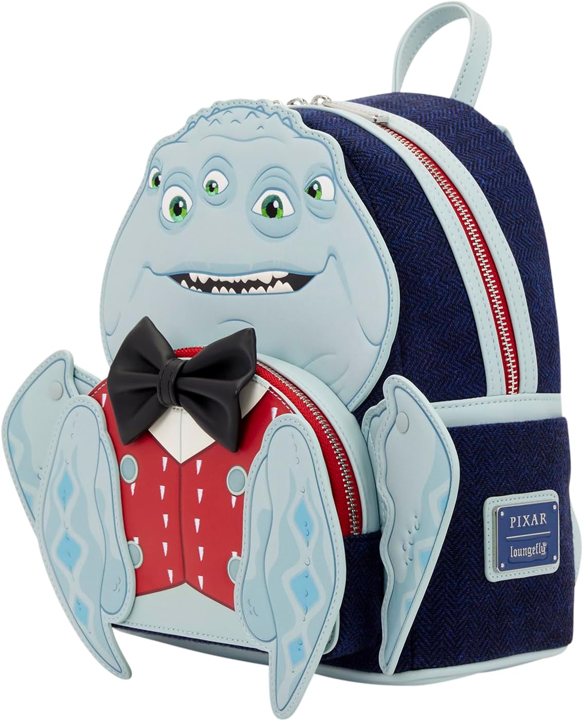 Loungefly Disney: Pixar - Monsters, Inc. - Henry J. Waternoose - Cosplay Mini Backpack with Zipper Charm - Collectible Bags