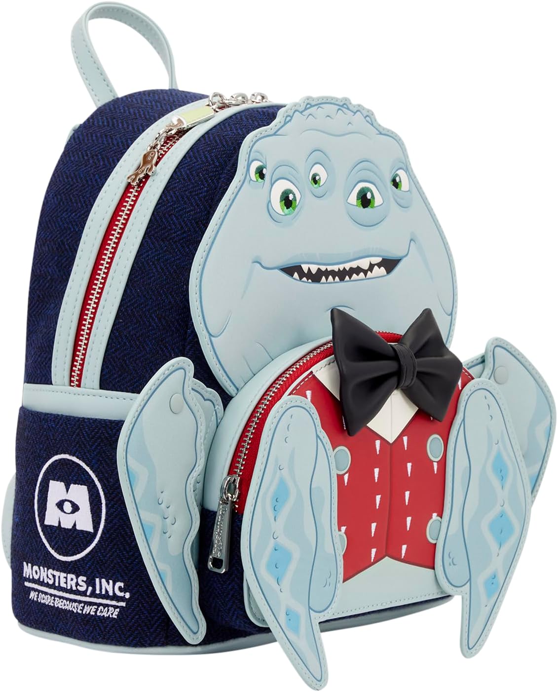 Loungefly Disney: Pixar - Monsters, Inc. - Henry J. Waternoose - Cosplay Mini Backpack with Zipper Charm - Collectible Bags