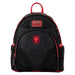 Loungefly Marvel: Spider-Man - Web - Mini zaino ricamato 3D con ciondolo a cerniera - Borse da collezione
