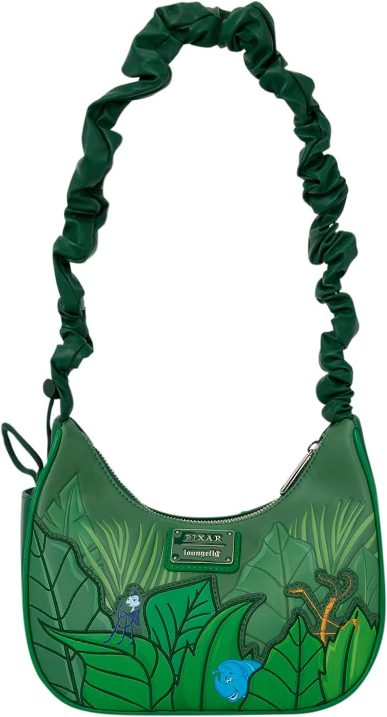 Loungefly Disney: Pixar - A Bug's Life - Characters - Crossbody Bag with Flower Charm - Collectible Bags