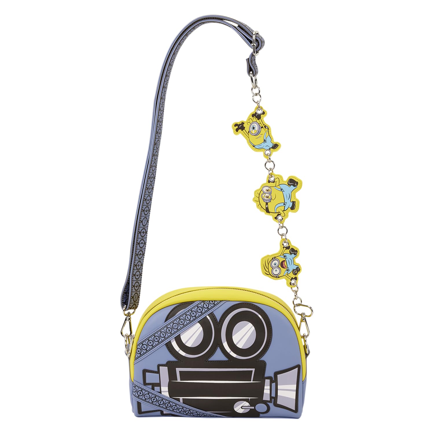 Loungefly Universal: Minions 3 - Borsa a Tracolla con Charms - Borse da Collezione