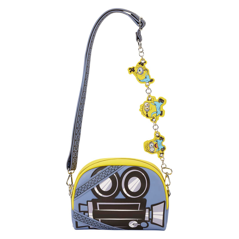Loungefly Universal: Minions 3 - Borsa a Tracolla con Charms - Borse da Collezione