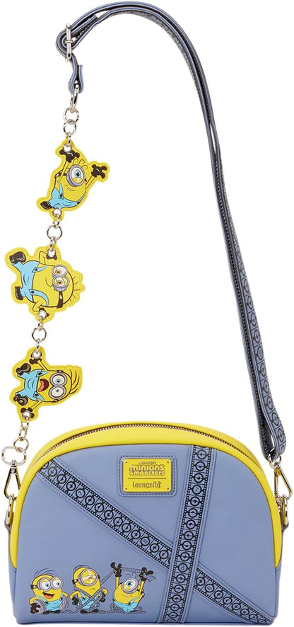 Loungefly Universal: Minions 3 - Borsa a Tracolla con Charms - Borse da Collezione