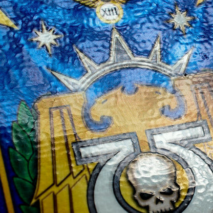 Warhammer 40,000: Striscione del capitolo in metallo degli Ultramarines