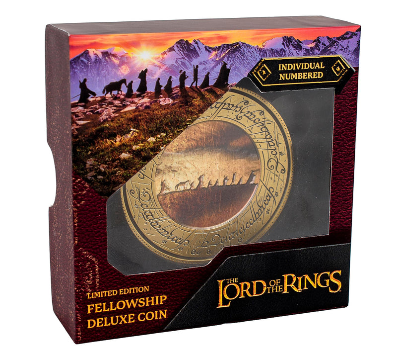 Lord Of The Rings Coin With Display Stand The Fellowship