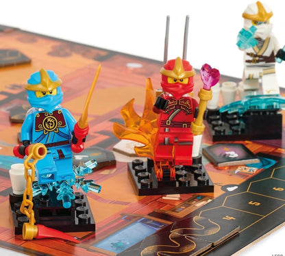 Asmodee LEGO Ninjago: Destiny’s Bounty Adventures! The official LEGO Ninjago board game. Cooperative adventure game for families. Play time 30 mins, for 2-4 players, Ages 8 and above, English | Cooper