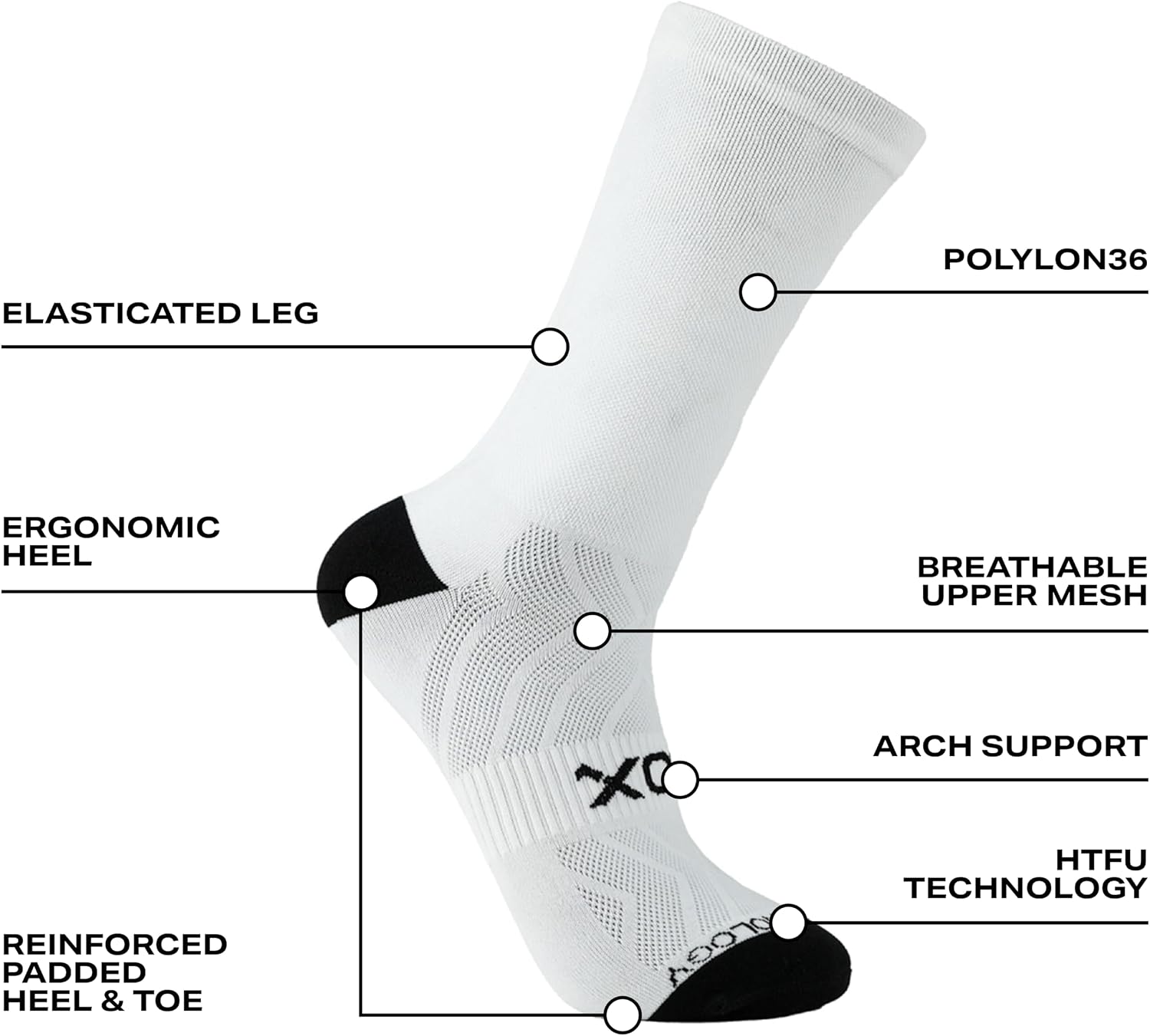 Sox Footwear Super Mom 5.0 crew Socks (Medium