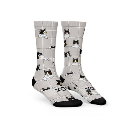 Sox Footwear Peekaboo Cat Paws Crew Socks