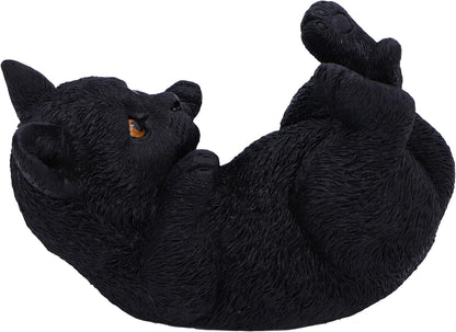 Nemesis Now Familiar Helper 12.5cm, Black, Cat Figure | Resin, Black Cat Ornament, Collectable Cat Giftware, Cast in the Finest Resin, Expertly Hand-Painted
